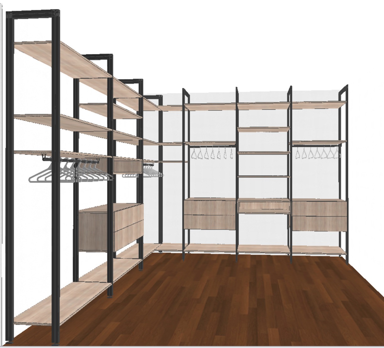 Walkin Closet 3D Side view