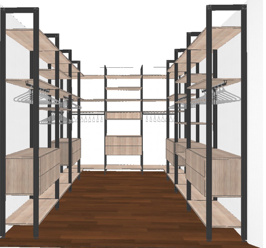 Walkin Closet 3D front view